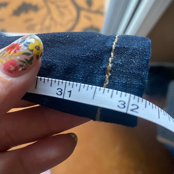 City Chic NWT Womens Glamour Denim Dark Wash Jeans Size 22 Bootcut 32' Inseam *S - Picture 3 of 9